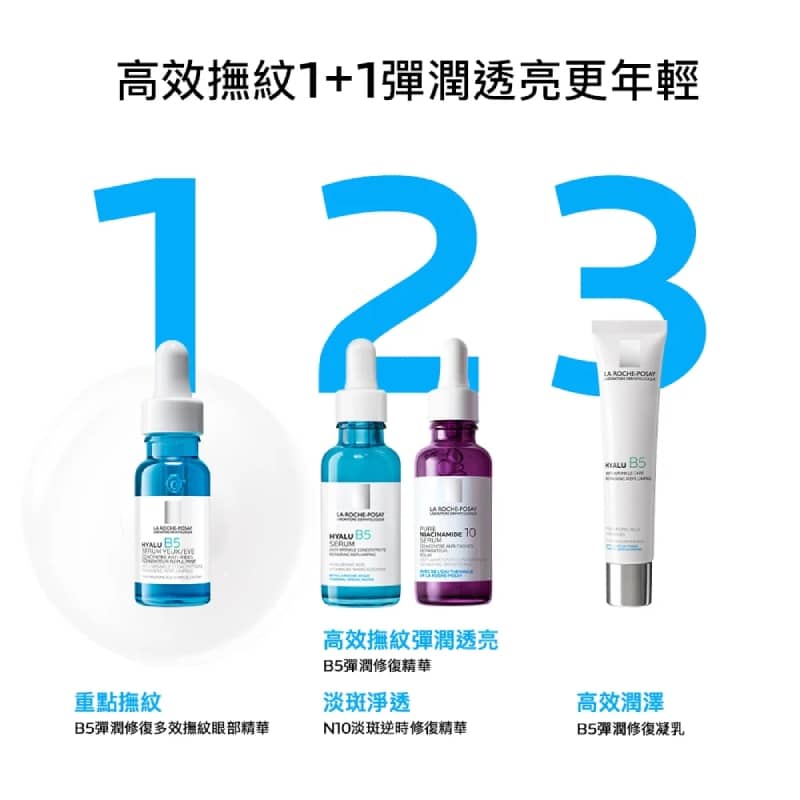 理膚寶水 B5彈潤修復多效撫紋眼部精華