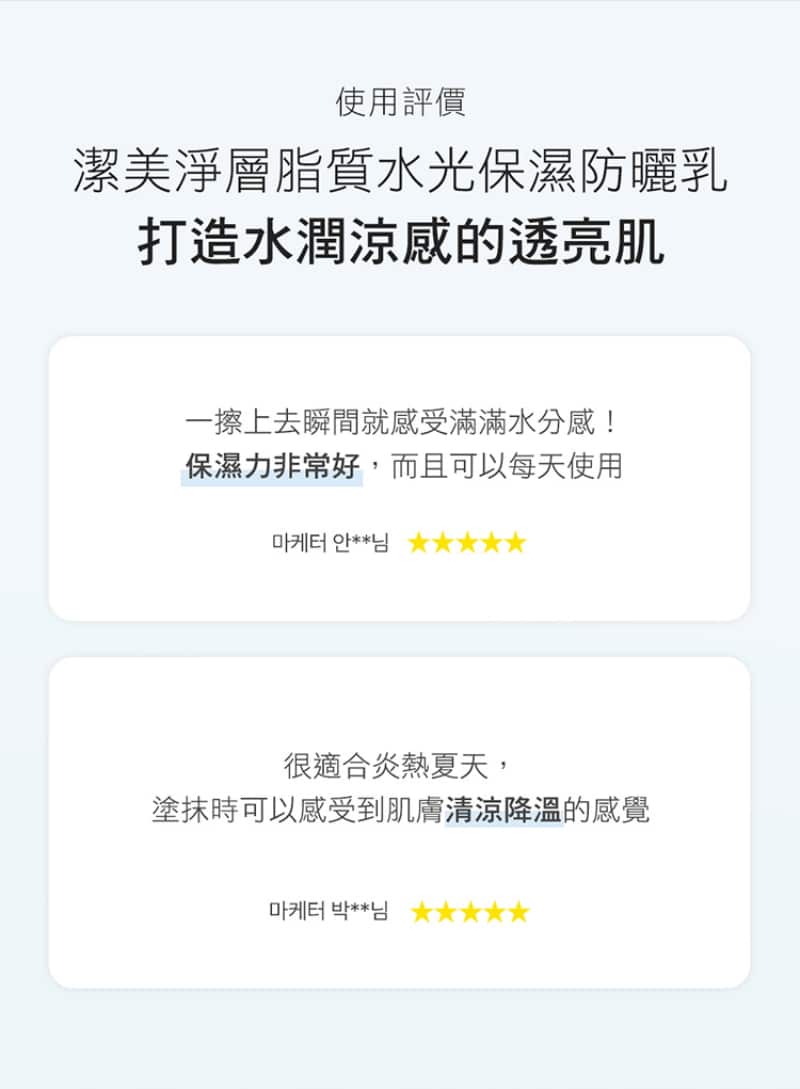 Physiogel潔美淨 層脂質水光保濕防曬乳SPF50 PA++++